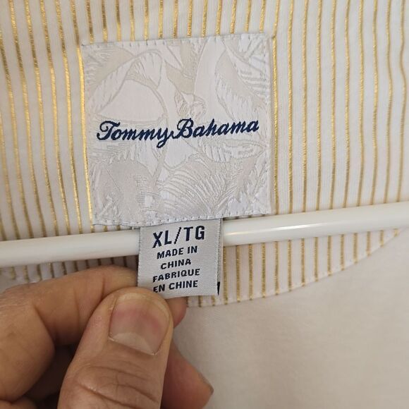 Tommy Bahama Martinique Pineapple Full-Zip Sweatshirt ~ Size L - Picture 2 of 8